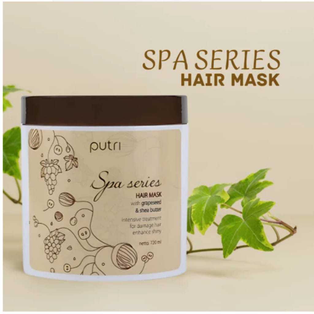 Jual Putri Spa Series Hair Mask With Grapeseed & Shea Butter 720 ml ...