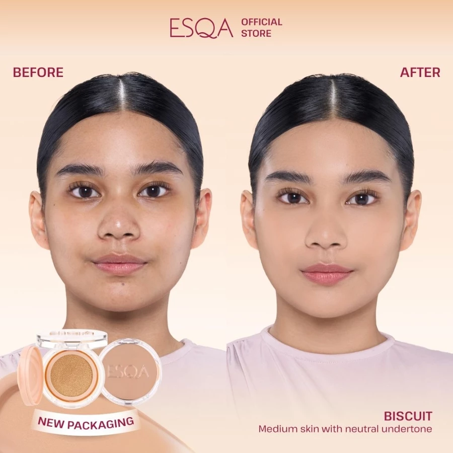 ESQA Flawless Cushion Serum SPF 50+ PA++++ Velvet Matte