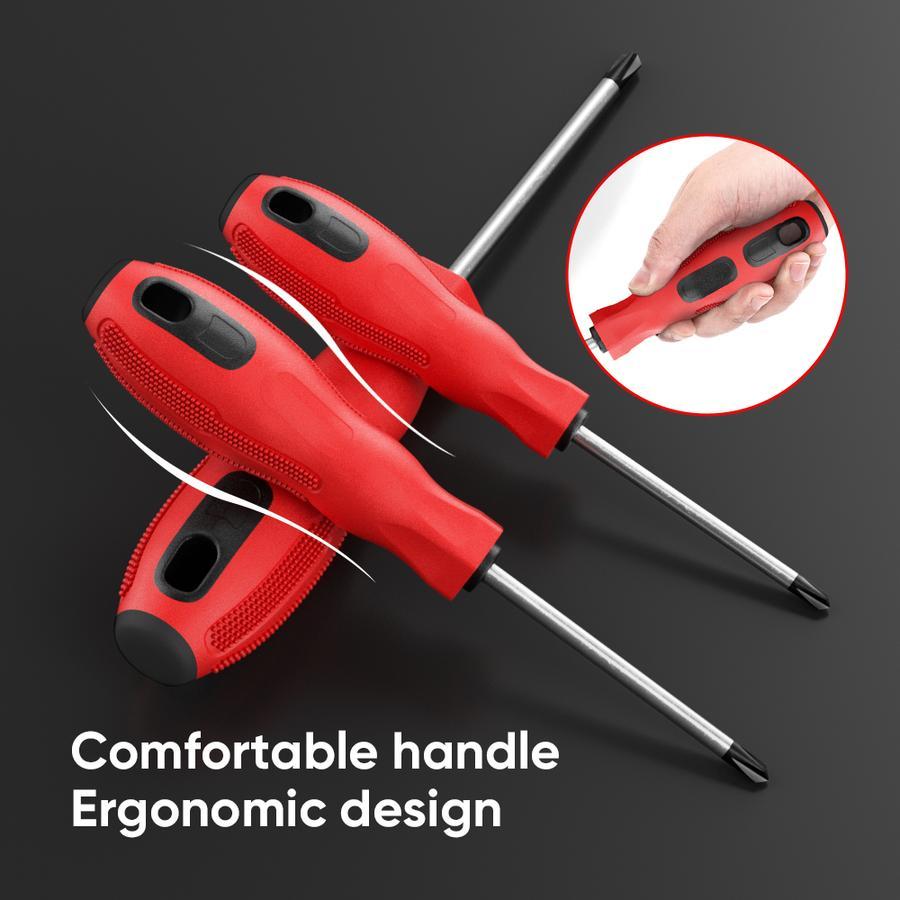 Jual Mitsushi Obeng Plus Minus Magnet Screwdriver Sets Alat Perkakas ...