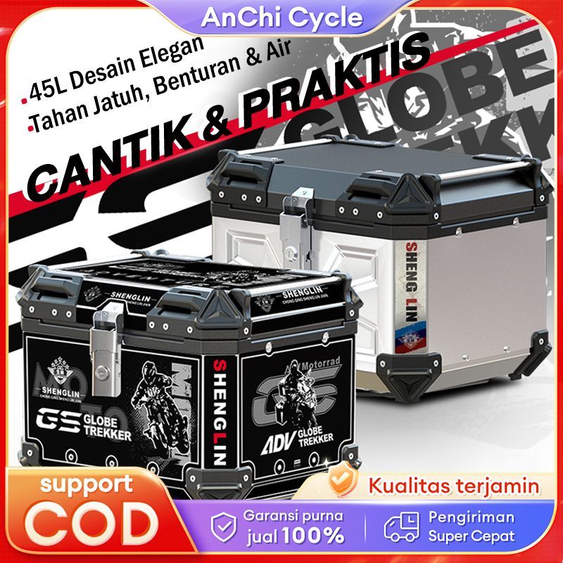 Jual AnChi Motor Box Kapasitas Besar Box Belakang Motor sepeda motor ...