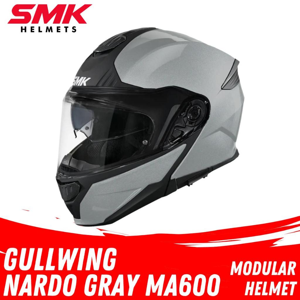 Jual Helm Modular SMK GULLWING MA600 NARDO GRAY | Shopee Indonesia