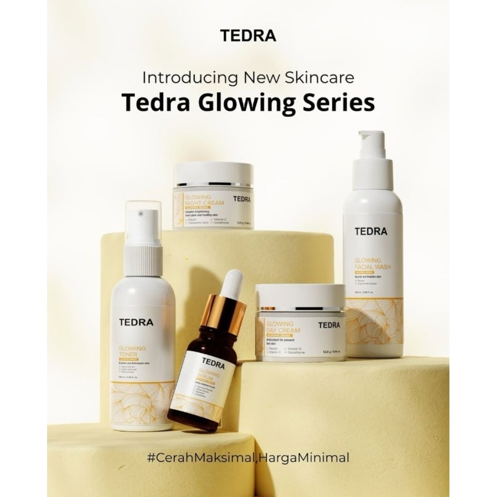 Jual Tedra Glowing Series - Paket Brightening lengkap | Shopee Indonesia