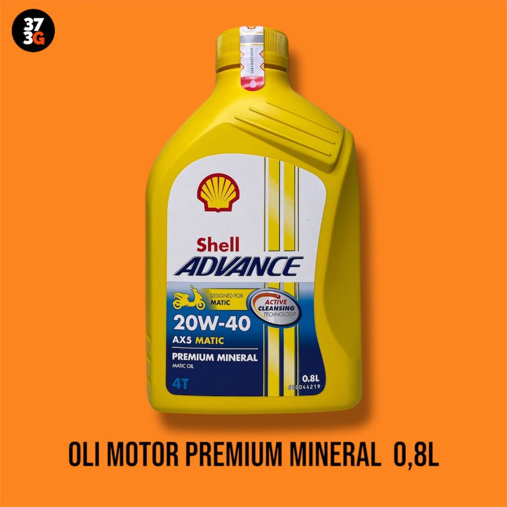 Jual Oli Motor Shell Advance 4T AX5 Scooter 20W-40 (0,8L) | Shopee ...