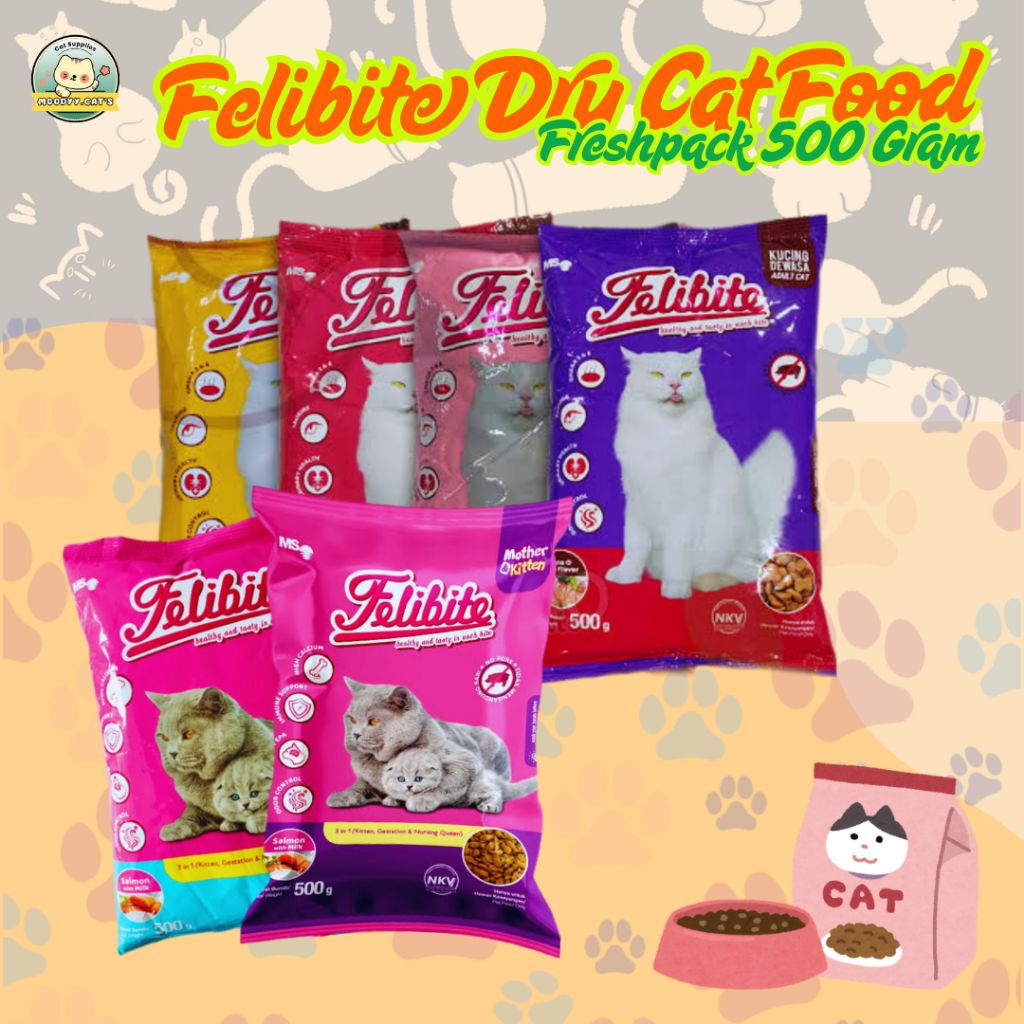 Jual Felibite Dry Cat Food Makanan Kucing Kering Felibite Adult ...