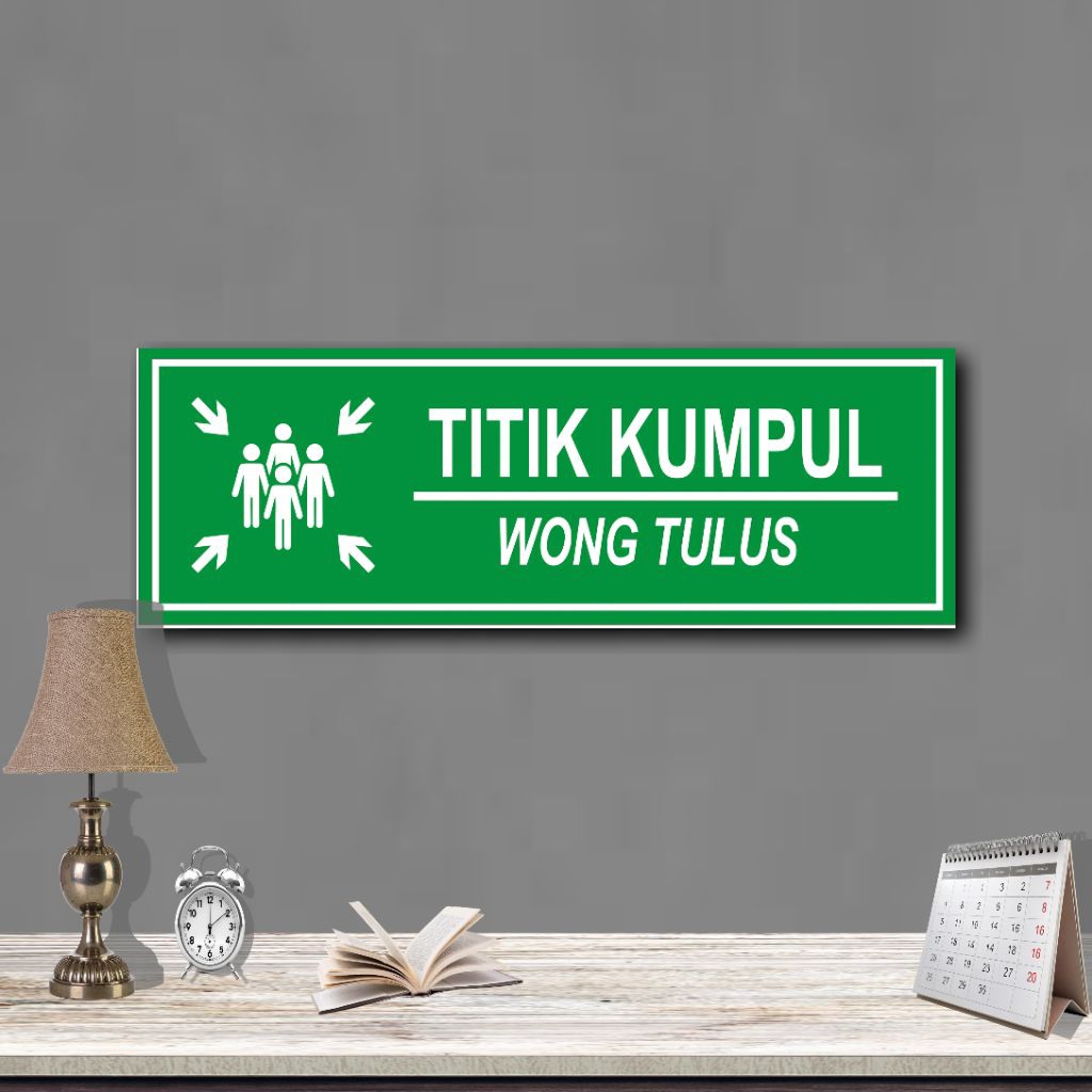 Jual SIGN TITIK KUMPUL LUCU PAJANGAN DINDING/PINTU KAMAR 10X30 PAPAN ...
