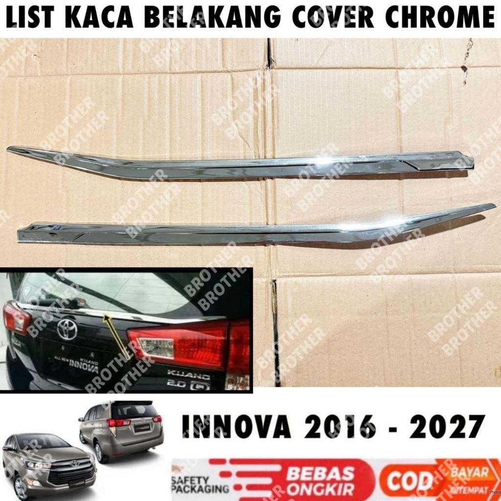 Jual List Kaca Belakang Toyota All New Innova Reborn 2016 2020 2024 ...