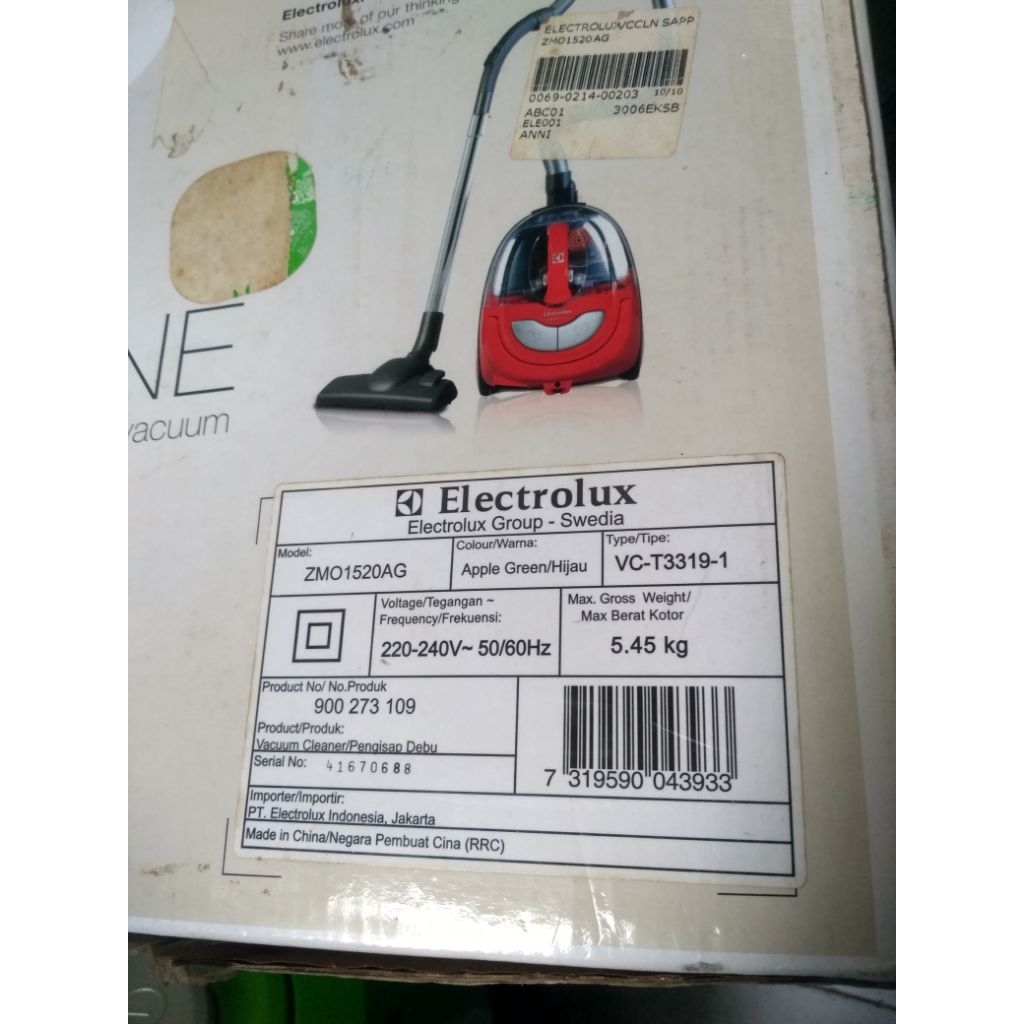 Jual vacum cleaner elektrolux,normal second | Shopee Indonesia