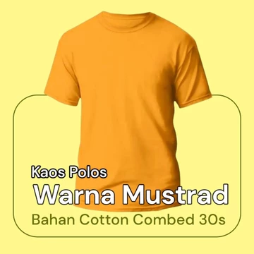 Kaos Polos Dewasa Lembut Adem Nyaman Dipakai