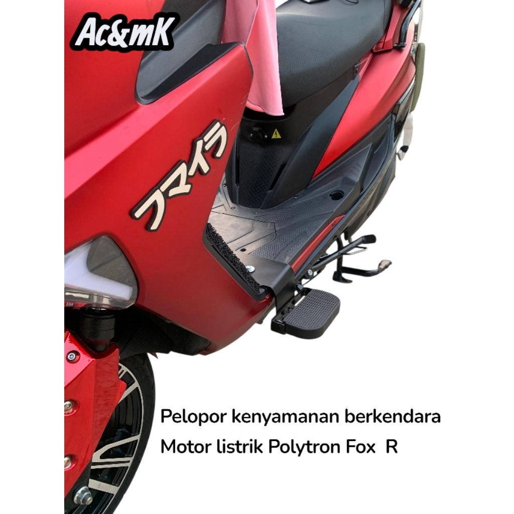 Jual Variasi Footstep depan motor Polytron Fox R. Plat terbaru versi 3 ...