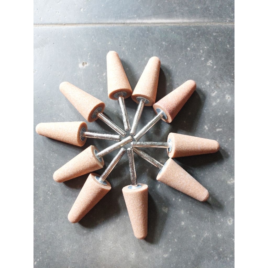 Jual BATU GERINDA BOTOL KINIK 25×50×6MM KINIK MOUNTED STONE | Shopee ...
