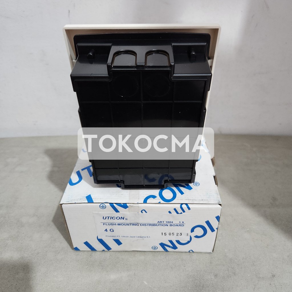Jual UTICON Box MCB 4 Group + Penutup Inbow/Tanam MCB-1804 / MCB Panel ...