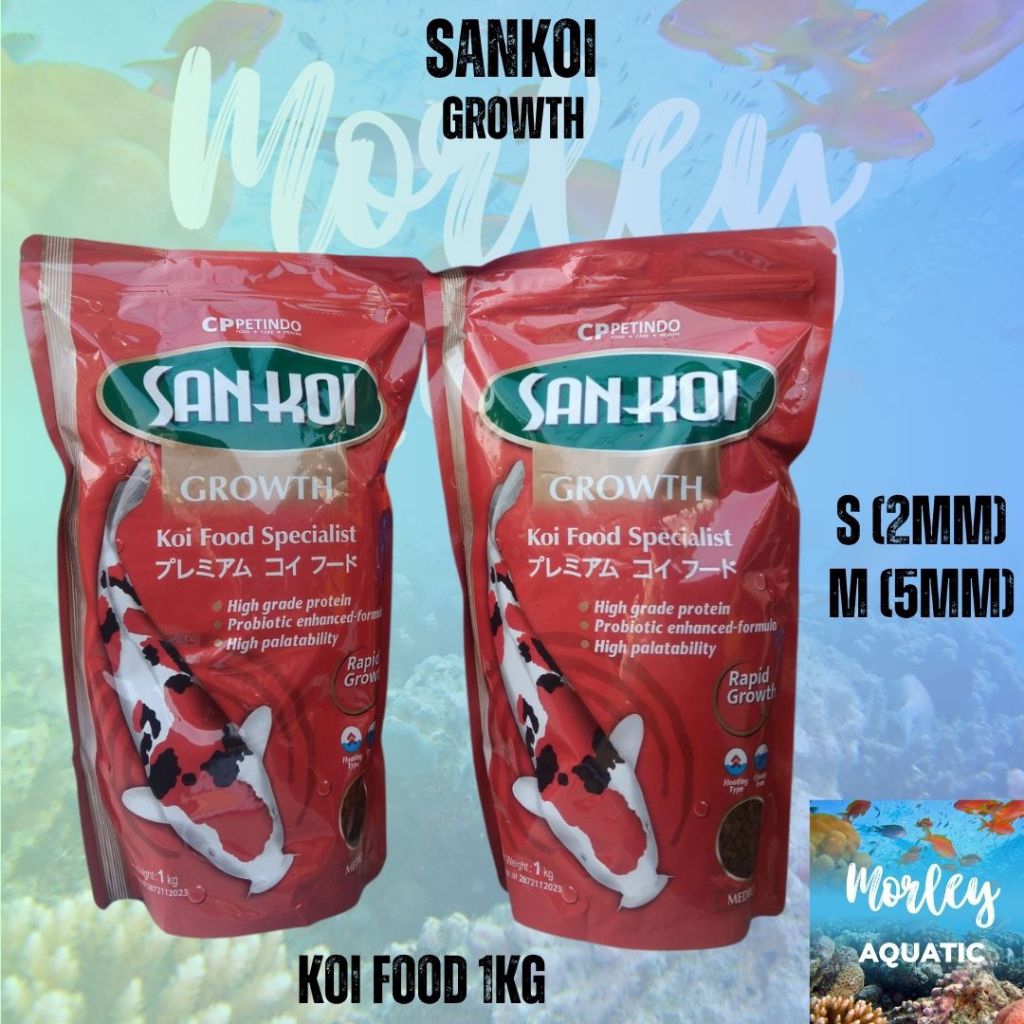 Jual SANKOI GROWTH KOI FOOD 1KG | Shopee Indonesia