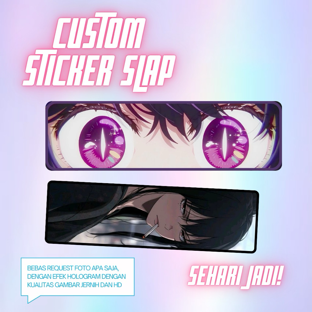 Jual Sticker Slap Hologram Custom, Custom Stiker Hologram, Custom ...
