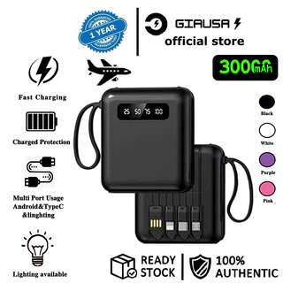 Powerbank Mini 30000mAh 4 USB Fast Charge LED