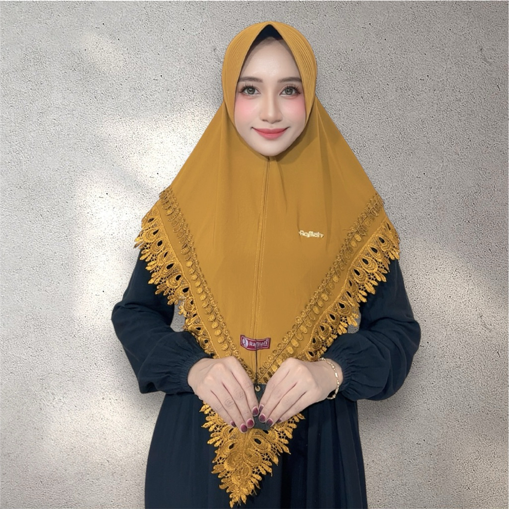 Jual Jilbab VALENCIA renda senada pad antem by Rafilah hijab wanita ...
