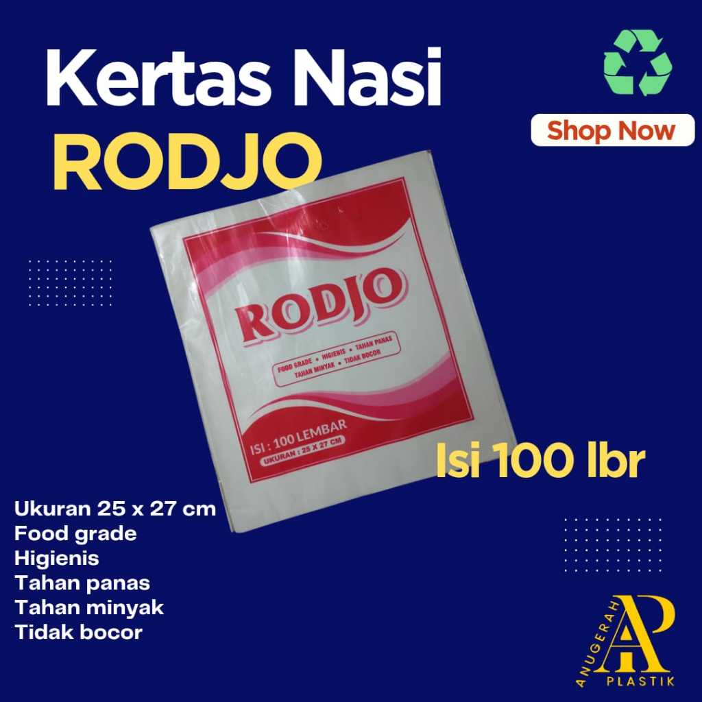 Jual Kertas/Paper Laminasi/Paper KFC Ukuran 25 x 27 Merek RODJO HARGA 1 ...
