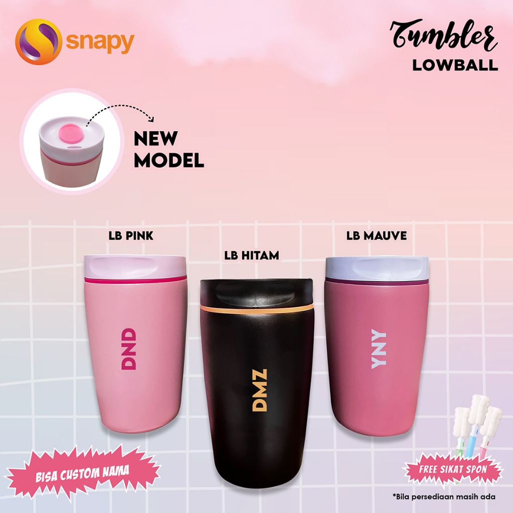 Jual TUMBLER TMBLR COFFEE KOPI MUG STAINLESS STEEL DOUBLE WALL CUSTOM ...