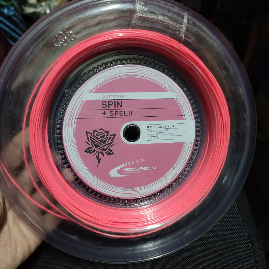 Jual Senar Raket Tenis / Tennis String ISOSPEED SPINROSE Reel ORIGINAL ...