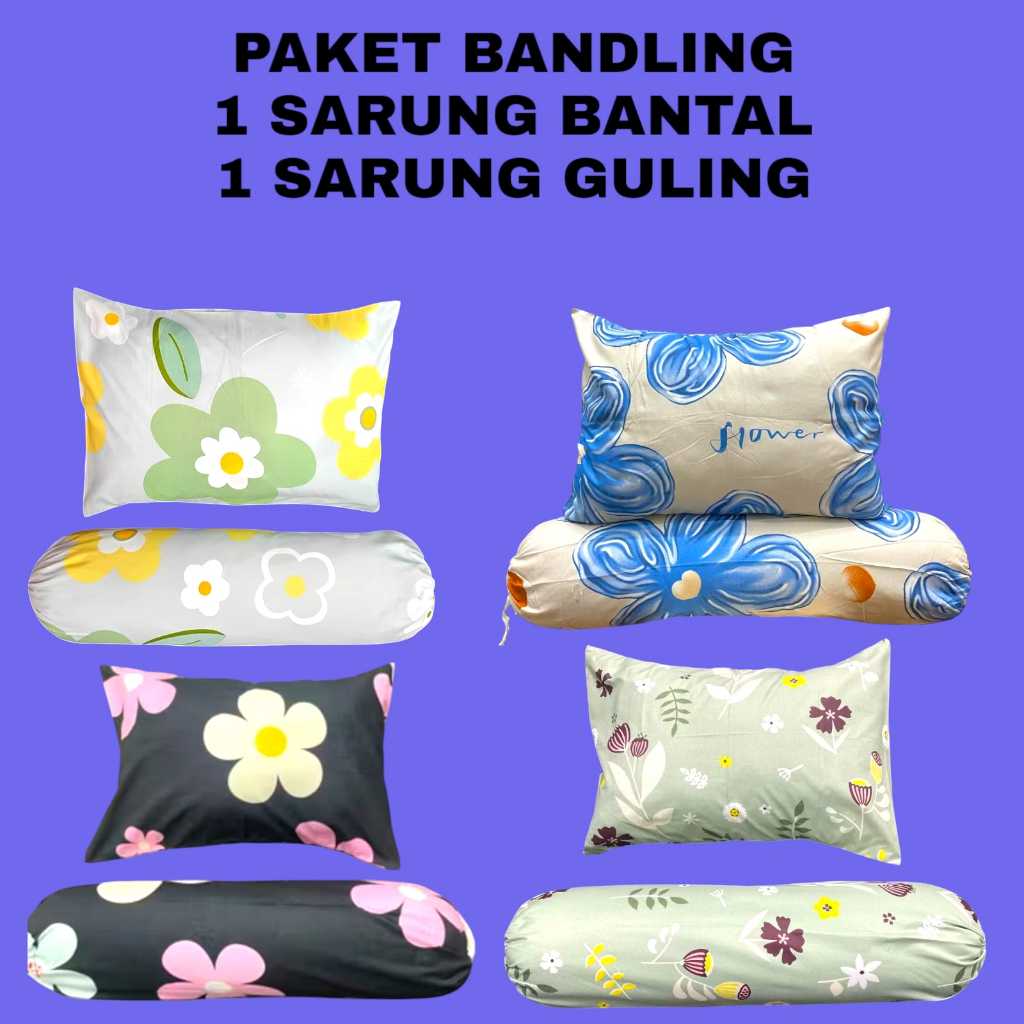 Jual Lukchup_20 Paket Bandling Sarung Bantal & Sarung Guling Motif ...