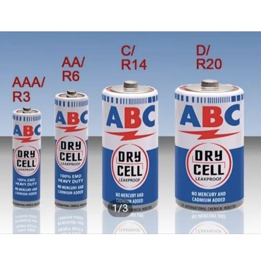 Jual ABC Baterai AA Zinc R6 Biru Box ( isi 24 ) Batu Batre Abc Jam ...
