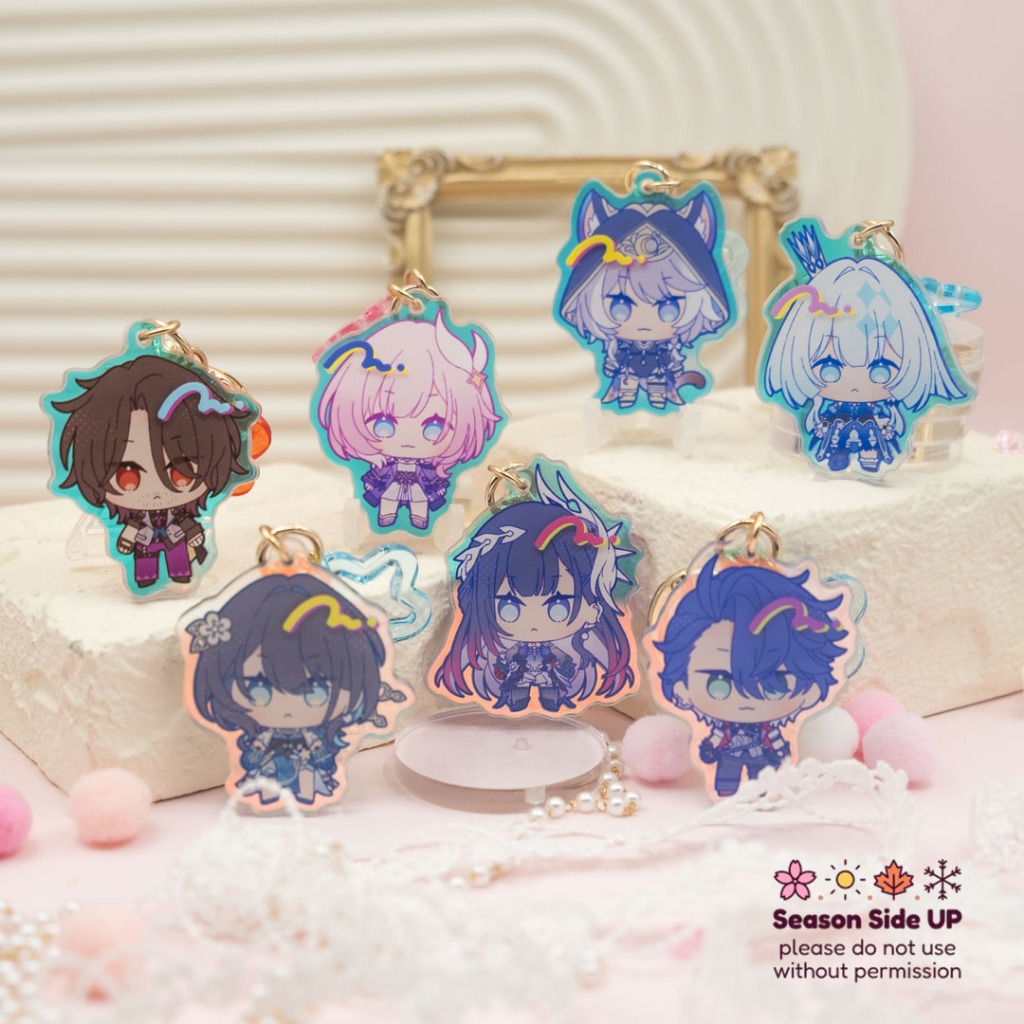 Jual Honkai Star Rail HSR Holographic Acrylic Keychain Blind Box ...