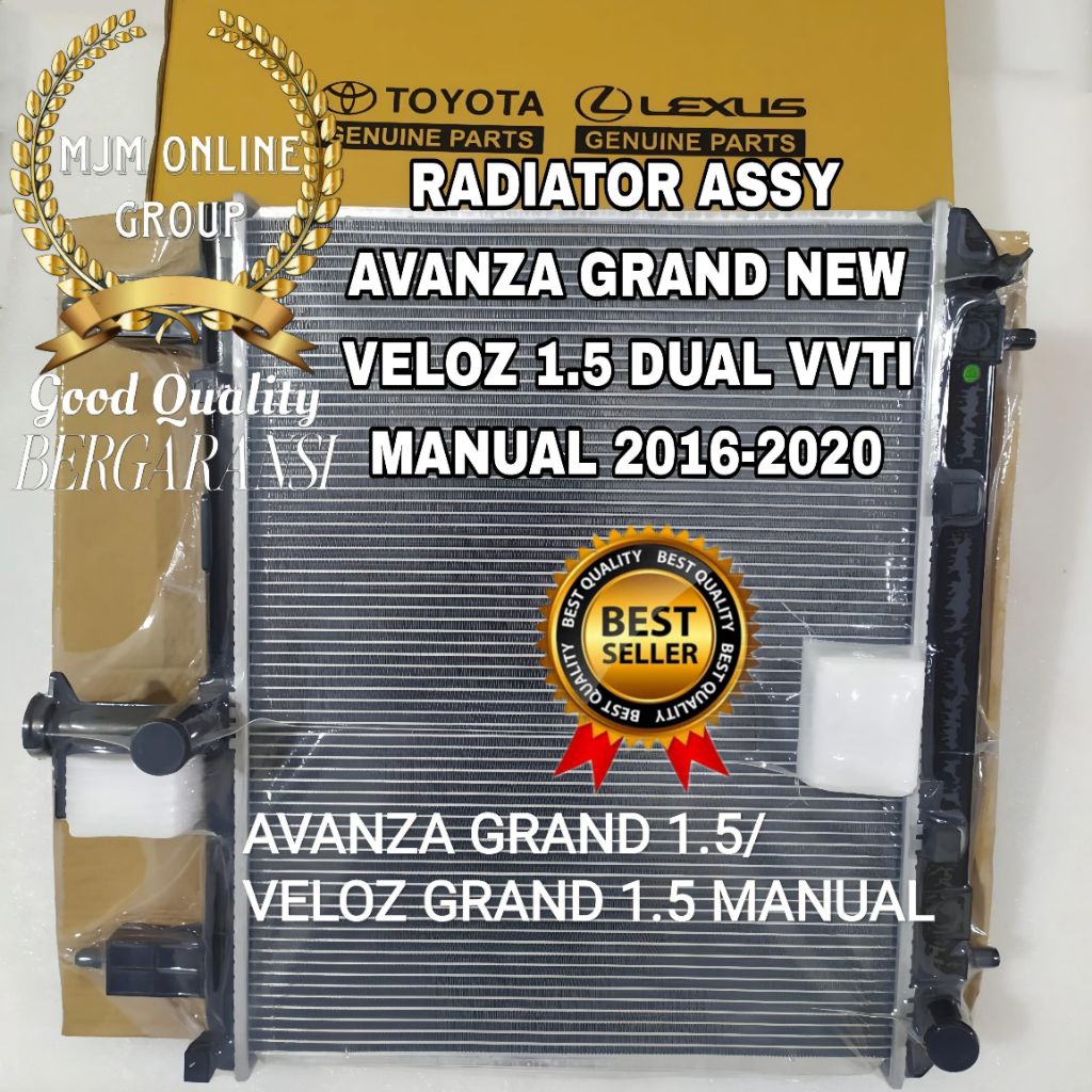 Jual Radiator Assy Avanza Grand 1.5 New Veloz Dual VVTI Manual 2016 ...