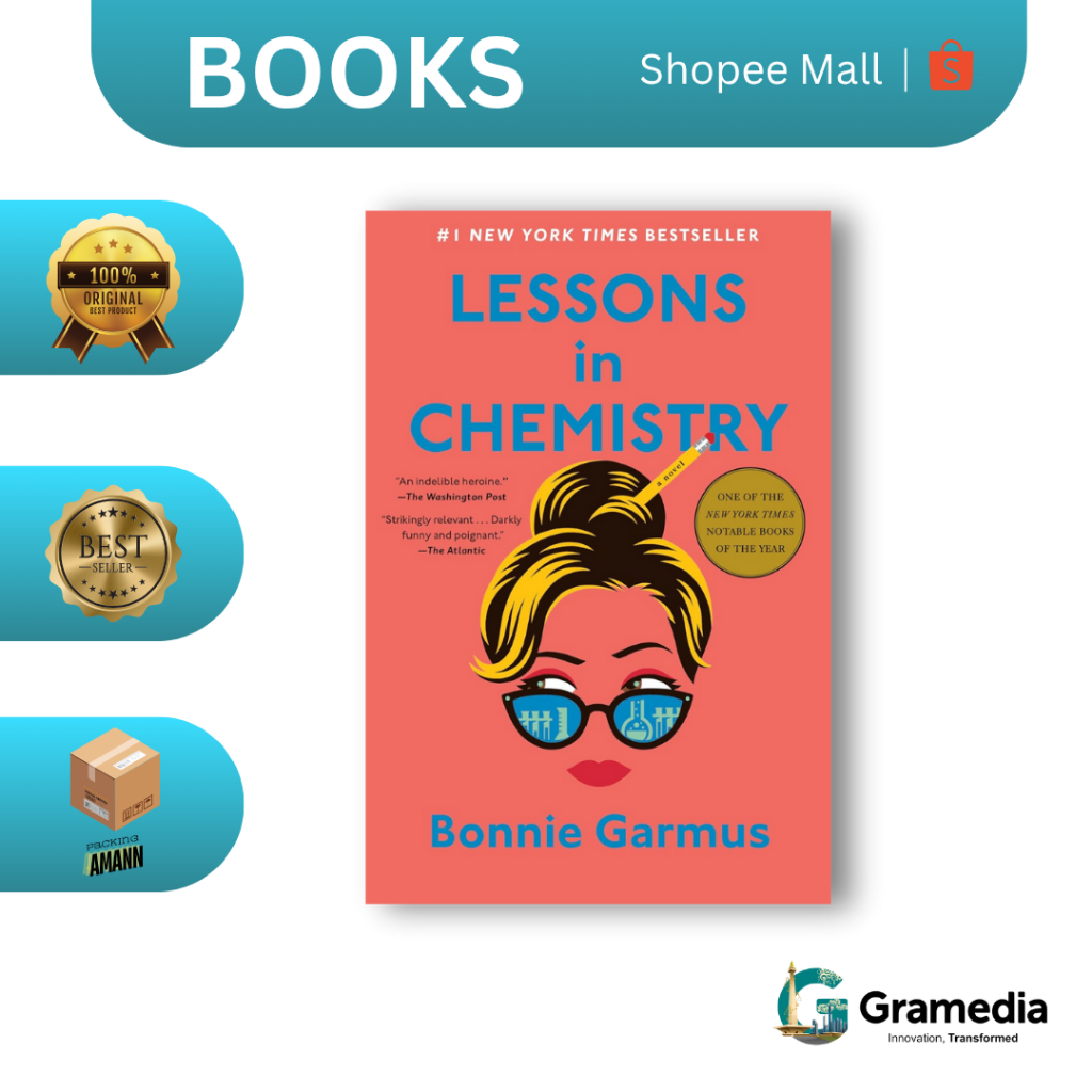 Jual Gramedia MKG - Buku Import Lessons in Chemistry: A Novel (Bonnie Garmus) (SSB) | Shopee ...