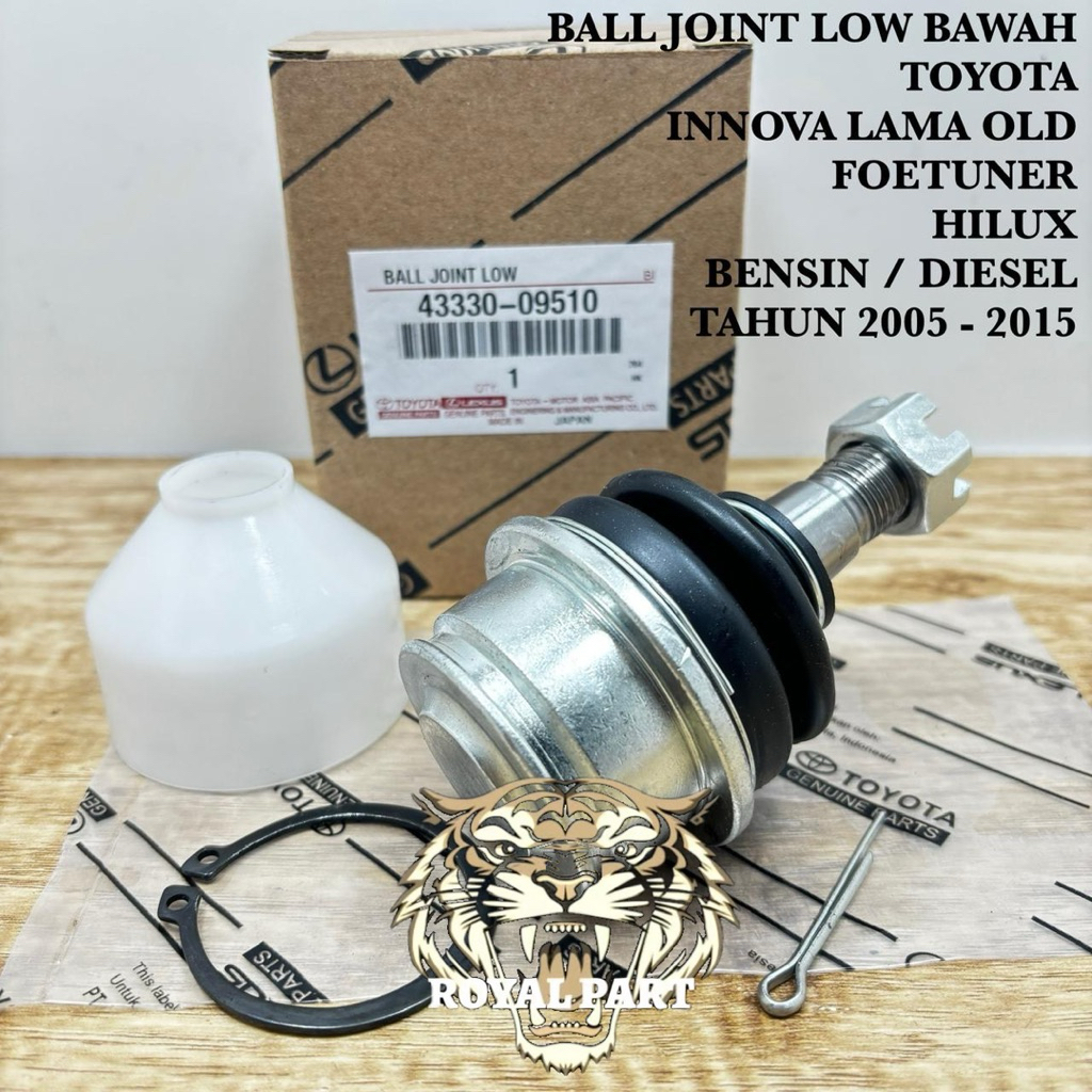 Jual BALL JOINT LOWER LOW BAWAH TOYOTA INNOVA FORTUNER HILUX TAHUN 2005 ...