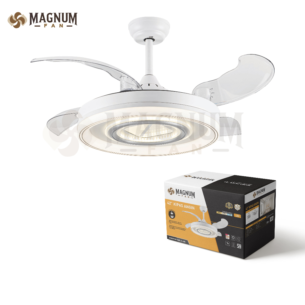 Jual Lumina x Magnum Fan - Kipas Plafon LED Modern Lampu Ceiling Fan ...