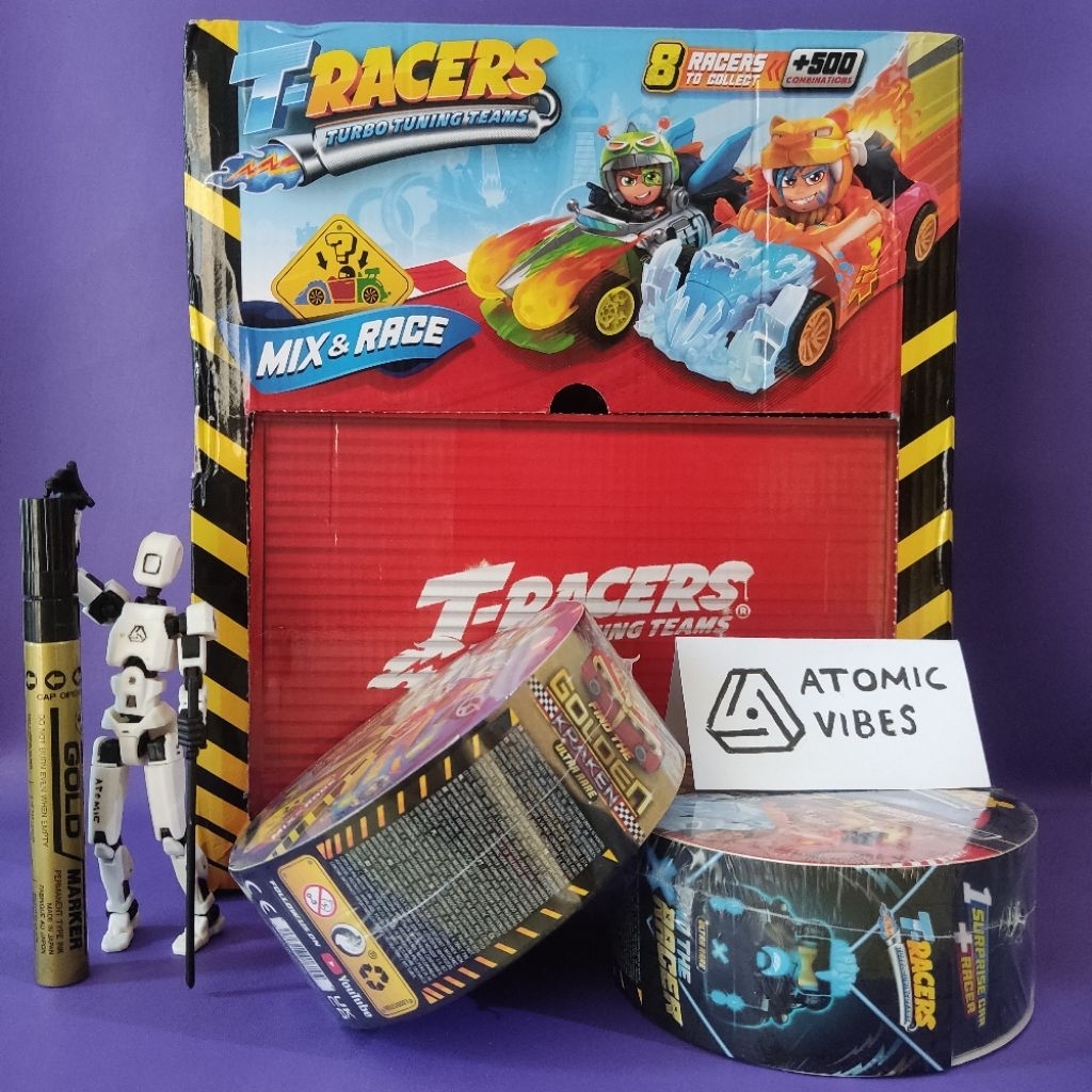 Jual T-Racers Turbo Team Series 1 and Series 2 Blind Box Mainan Kart ...