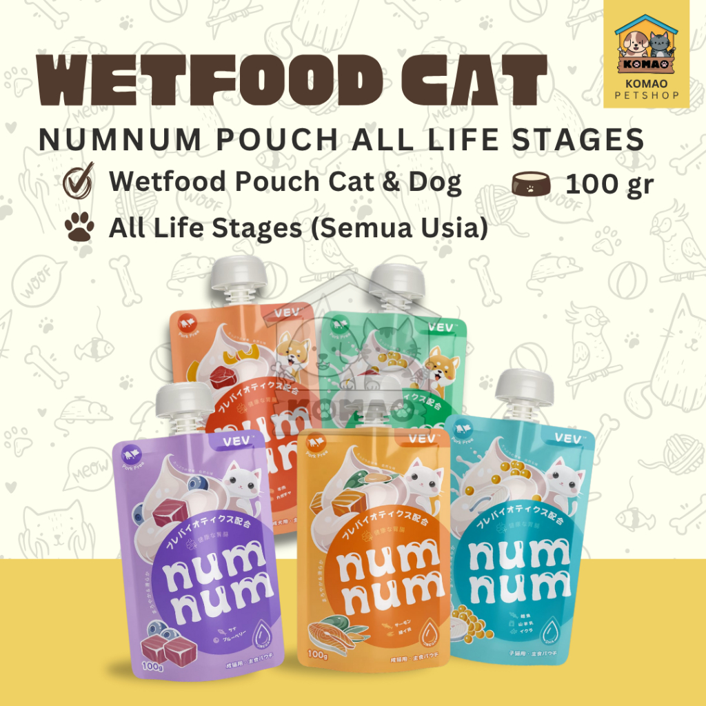 Jual NUMNUM WETFOOD CAT & DOG 100GR - Makanan Basah Kucing & Anjing ...