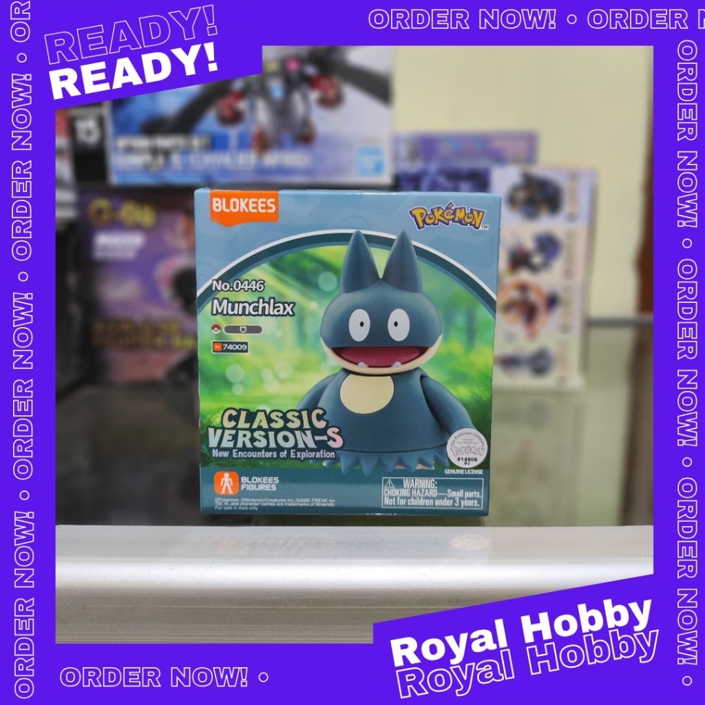 Jual Buluke / Blokees Pokemon CVS Munchlax | Shopee Indonesia