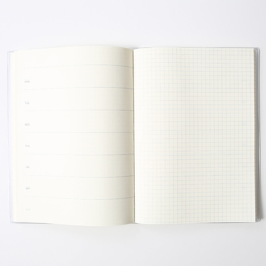 Jual recollect.things Muji Free Schedule Note A5 A6 | Monthly Weekly ...