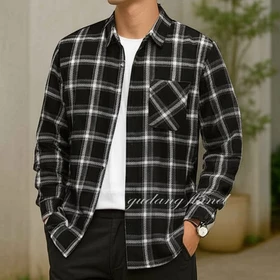 Kemeja Flanel Premium Bahan Flanel Premium Motif Kotak Pria Dan Wanita