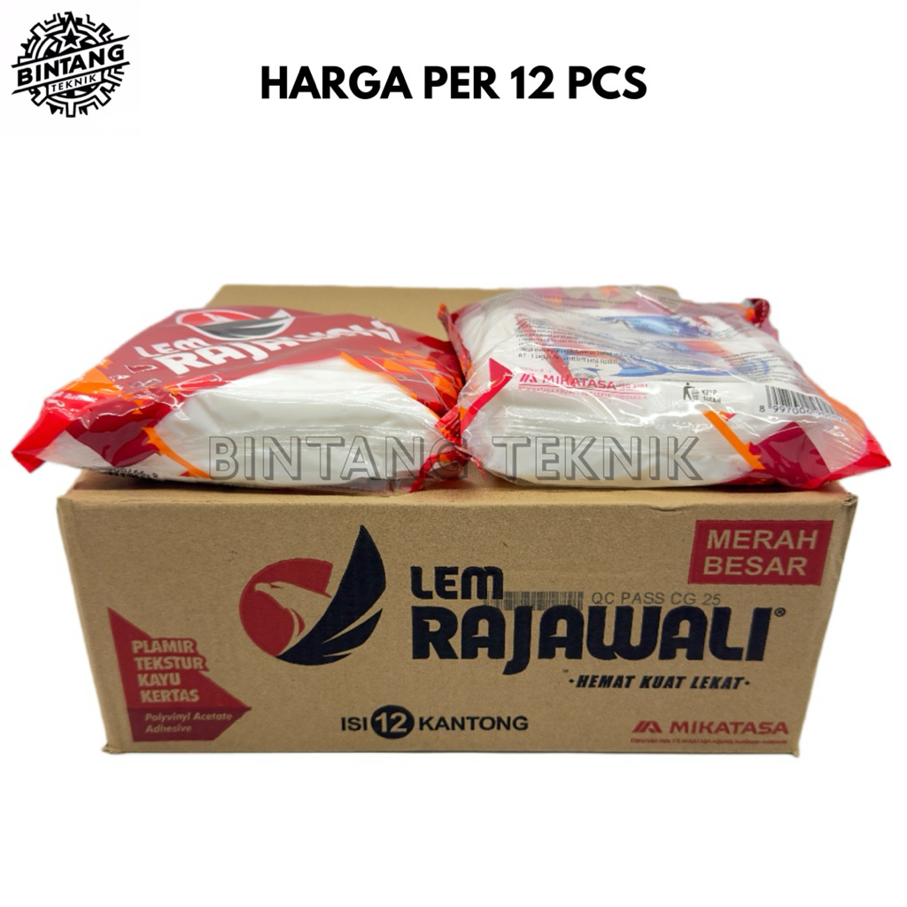 Jual LEM PUTIH RAJAWALI 1 DUS ISI 12PCS / LEM RAWALI 850GR1 DUS [12 PCS ...