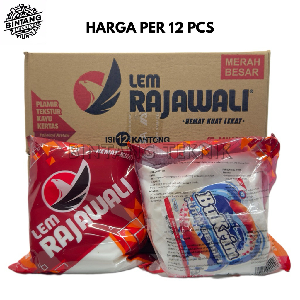 Jual LEM PUTIH RAJAWALI 1 DUS ISI 12PCS / LEM RAWALI 850GR1 DUS [12 PCS ...