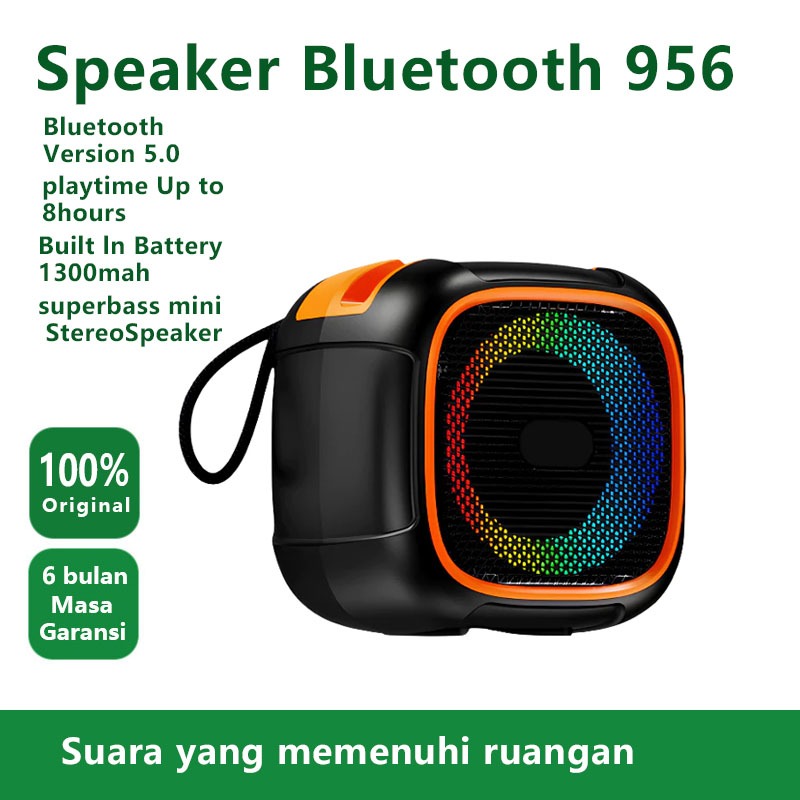 Jual RB100 Speaker Bluetooth 5.0 TWS Hi-Fi Sound Wireless Super Bass ...