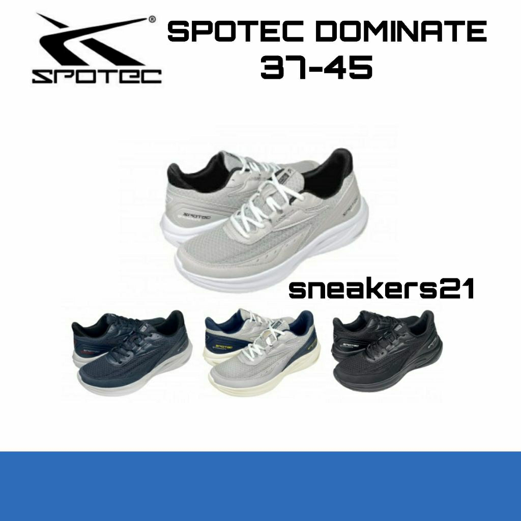 Jual NEW ARRIVAL! Sepatu Running SPOTEC DOMINATE ORIGINAL | Shopee ...