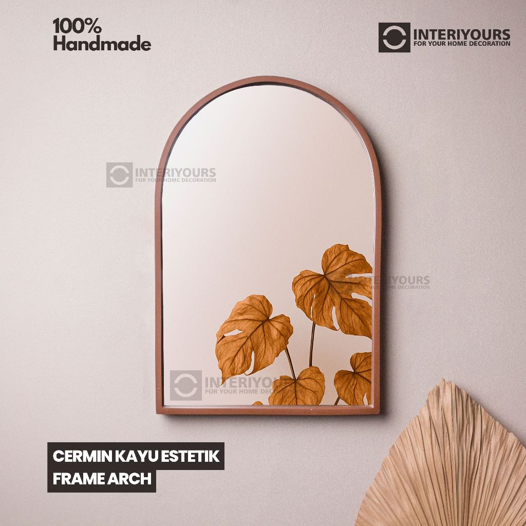 Jual Cermin Arch Frame Kayu Minimalis / Cermin Rias / Cermin Hias ...