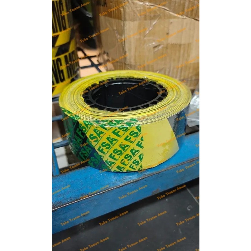 Jual Safety Line Police Line Merk FSA warna KUNING HITAM 2 dan 3 