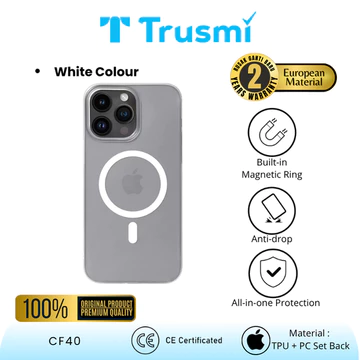 Case iPhone 17 Magnetic Skin-friendly MATTE Transparent