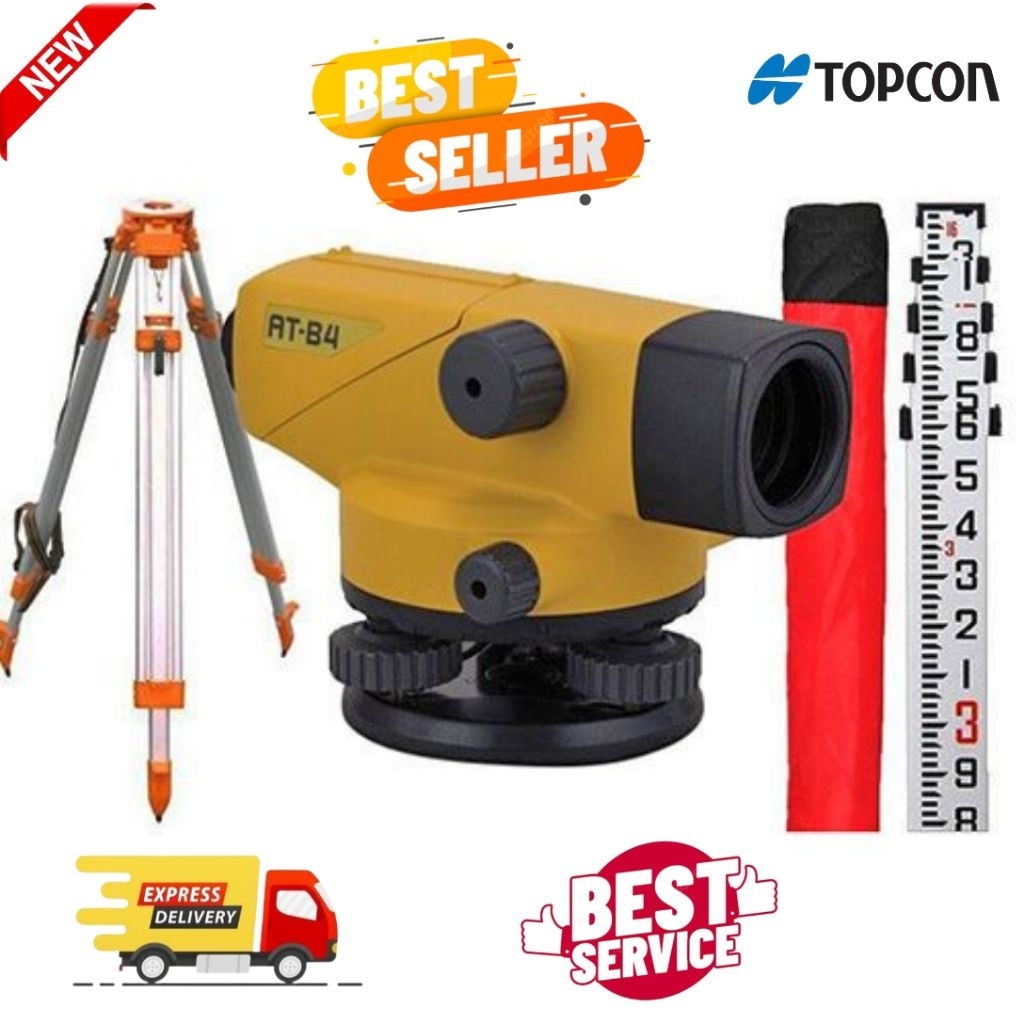 Jual Waterpass Auto Level Topcon AT-B4A Baru | Shopee Indonesia