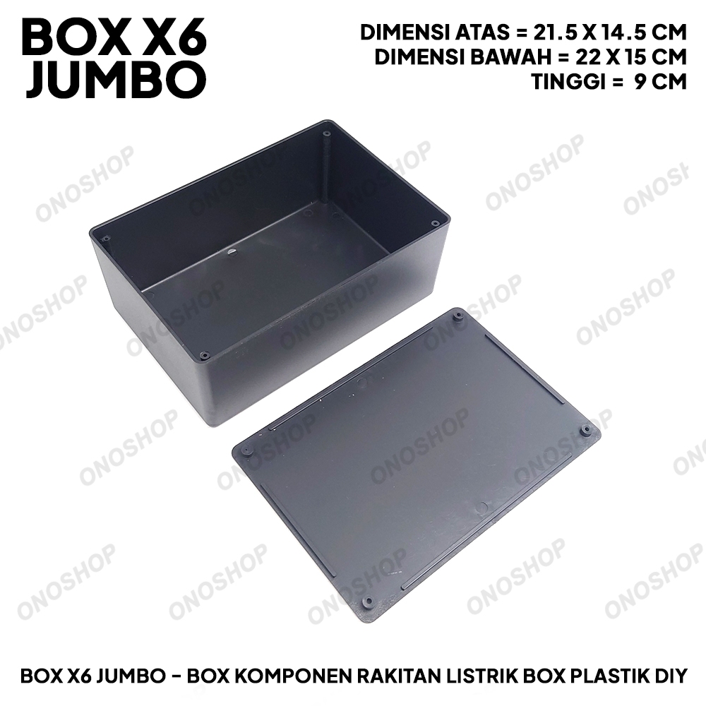 Jual Box X6 Jumbo - Box Komponen Rakitan Listrik Box Plastik DIY ...