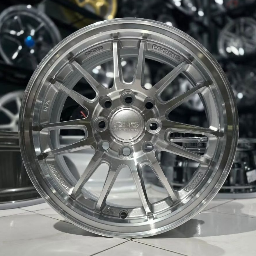 Jual velg mobil VOLKRAYS RE30 R14 PCD 4X100 - 4X114,3 velg mobil racing ...
