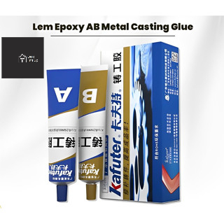 Jual [OL] Lem Epoxy AB Metal Casting Glue Lem Penambal Besi Radiator ...