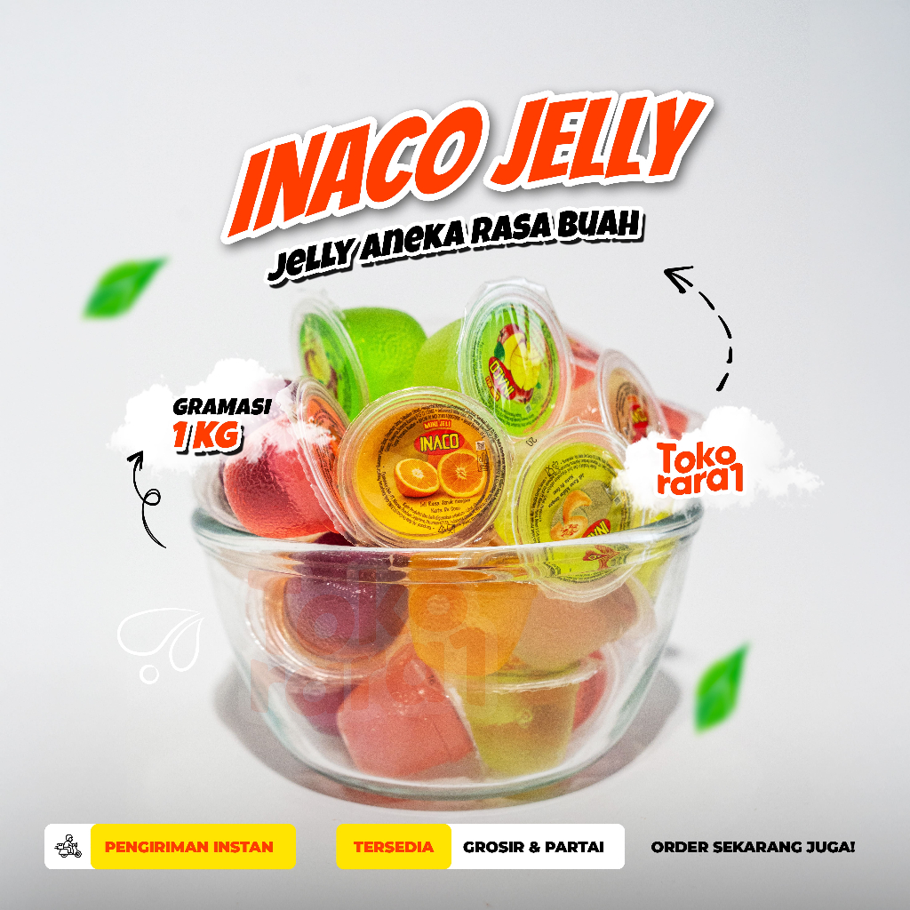 Jual Inaco Jelly Kiloan @1kg mix aneka rasa | Shopee Indonesia