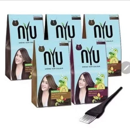 Jual NYU cream hair color pewarna rambut cat rambut | Shopee Indonesia