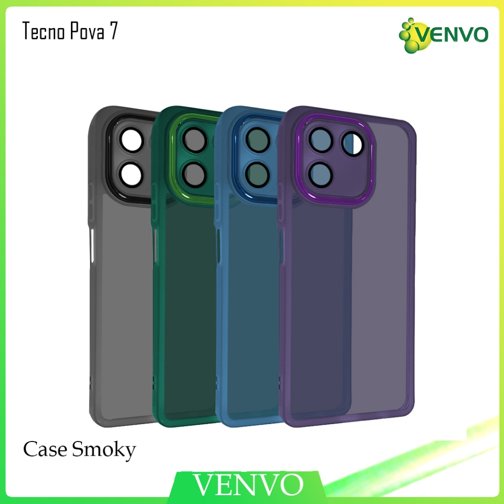 Jual VENVO - VV66 Case Smoky Tecno Pova 7 4G Venvo Indonesia | Shopee ...