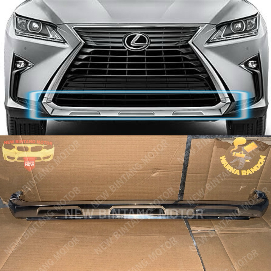 Jual Chrome bumper bawah grill lexus RX 300 RX 350 Luxury 2016 2018 ...