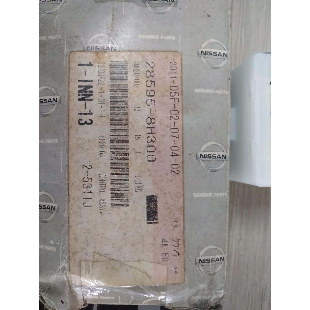 Jual Control smart nissan x trail t30 QR20 (part no. 28595-8H300 ...